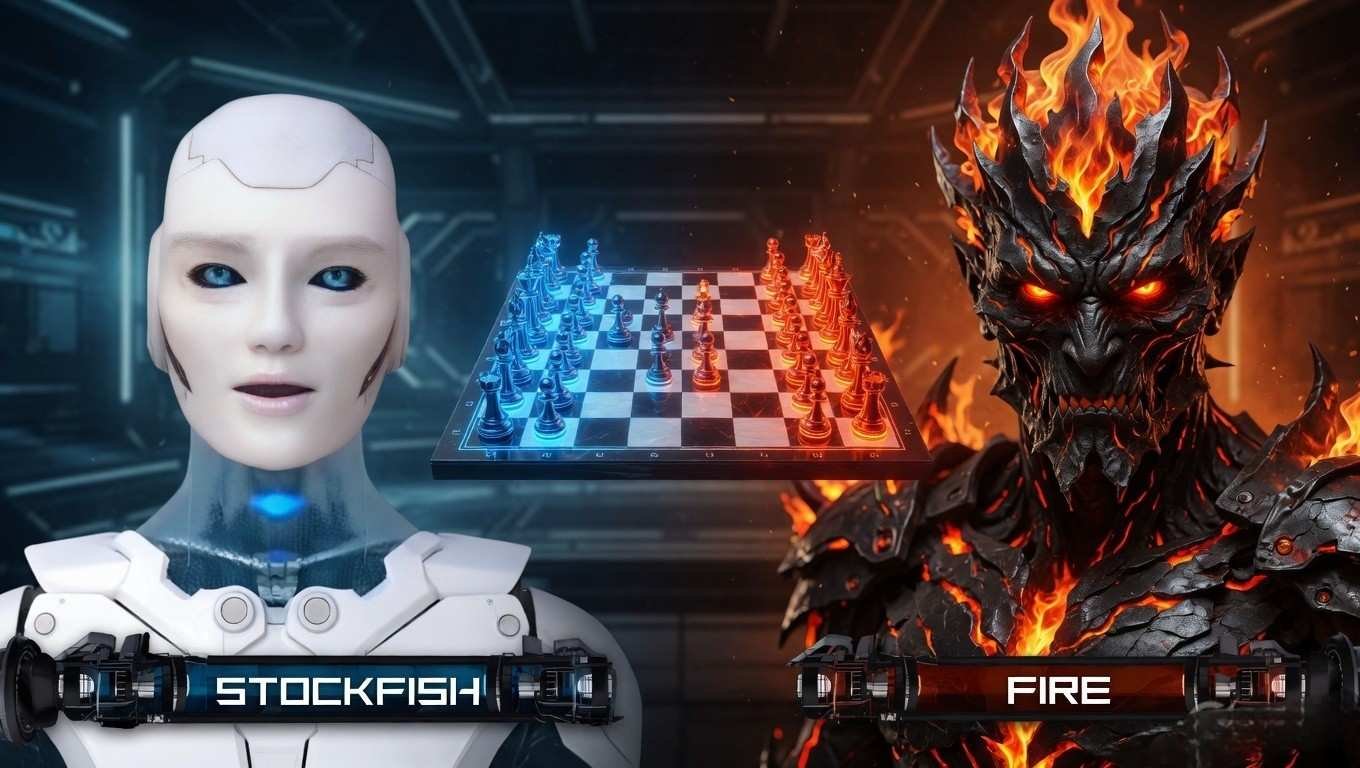 Stockfish vs Fire