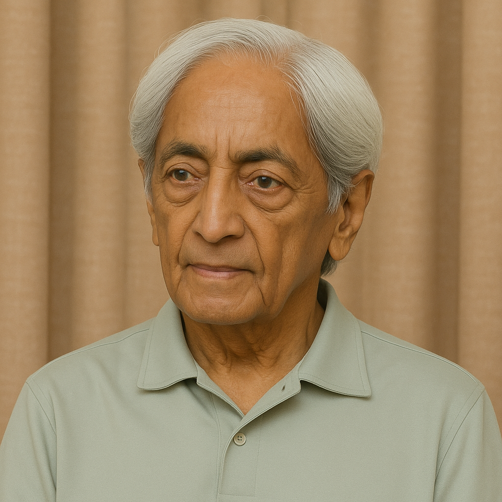 Jiddu Krishnamurti Ai Image