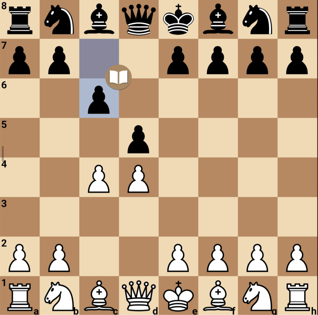 Chess position from Stockfish 18 vs Torch in the Slav Defense